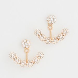 BaubleBar flor ear jackets earrings